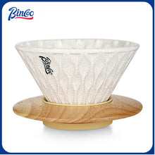 BINCOO Ceramic Filter Mug Hand Brewed Coffee Drip Filter Cup Sharing Pot Filter for Home Office Coffee Shop