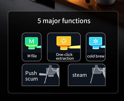 Bincoo S2 Pro Trailblazer Smart Espresso Machine | Touch Screen & Bluetooth App Dual Control Dual Boiler Coffee Brewer