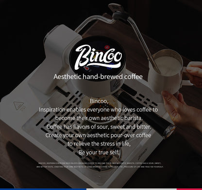 Bincoo S2 Pro Trailblazer Smart Espresso Machine | Touch Screen & Bluetooth App Dual Control Dual Boiler Coffee Brewer