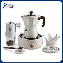 BINCOO Double-valve Moka Pot Household Small Coffee Pot Espresso Machine Set Coffee Utensils 2Cups