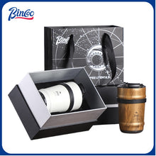 BINCOO Creative Ceramic Coffee Mug Gift Box 316 Stainless Steel Insulated Coffee Mug Holiday Birthday Gift Best 330ML