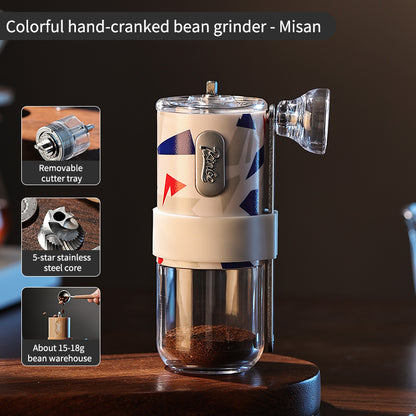 BINCOO Colorful bean grinder   Portability and design aesthetics   SM05 comprehensively masters grinding