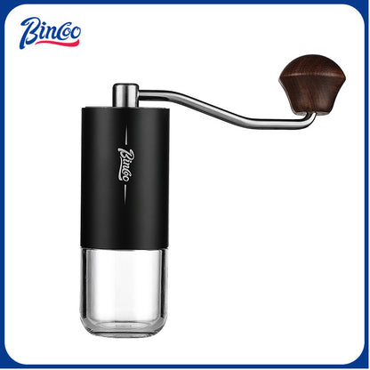 SM04 Portable Manual Coffee Grinder, CNC 420 Steel Six-Star Conical Burr, 16 Adjustable Grind Settings
