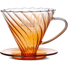 Bincoo Coffee Dripper V01,Resuable Pour Over Coffee Maker With Handle-Single Coffee Filter Cone Drip Holder, Slow Brewing Accessories for Home, Cafe, Restaurants(Orange)