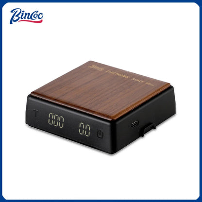 Bincoo Electronic Coffee Scale Italian Coffee Bean Weighing Smart Hand Made Mini Professional Coffee Scale Barista Tools