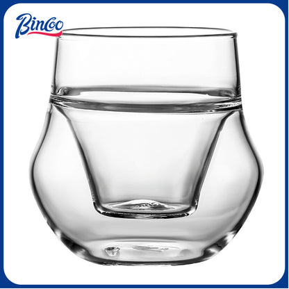 Bincoo 110ml Double Layer Insulated Coffee Cup, Glass Designed for Professional Tasting and Optimal Aroma Preservation