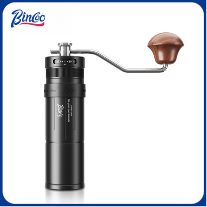 BINCOO Portable Manual Coffee Grinder 7 Steel Blade Hand Coffee Mill Outdoor Travel Use