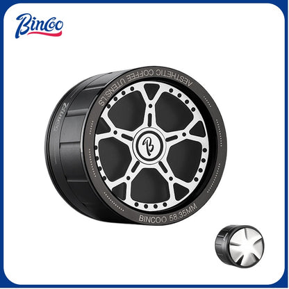 BINCOO Self-gravity Cloth Powder Distributor Adjustment-free Adaptive Coffee Powder Distributor Three pulp and Five pulp Texture only Suitable for 58MM
