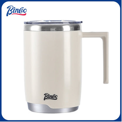 BINCOO Electric Mixing Cup 316 Stainless Steel Rechargeable Magnetic Fully Automatic Stirring Coffee Cup 400ML
