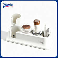 BINCOO Coffee Tamping Base Set Spring-Loaded Tamper Distribution Tool Kit Complete Coffee Accessories Set 51MM/58MM