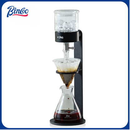 BINCOO L-Shaped Cold Brew Coffee Dripper Cold Brew Drip Coffee Maker Ice Brew Drip-Style Low-Temperature Slow-Brewed Coffee Extract