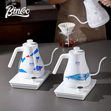 Bincoo E1K 1000ML Temperature Control Gooseneck Kettle, Electric Pour Over Coffee Kettle, Stainless Steel Fast Heating Water Kettle for Home Barista Brewing