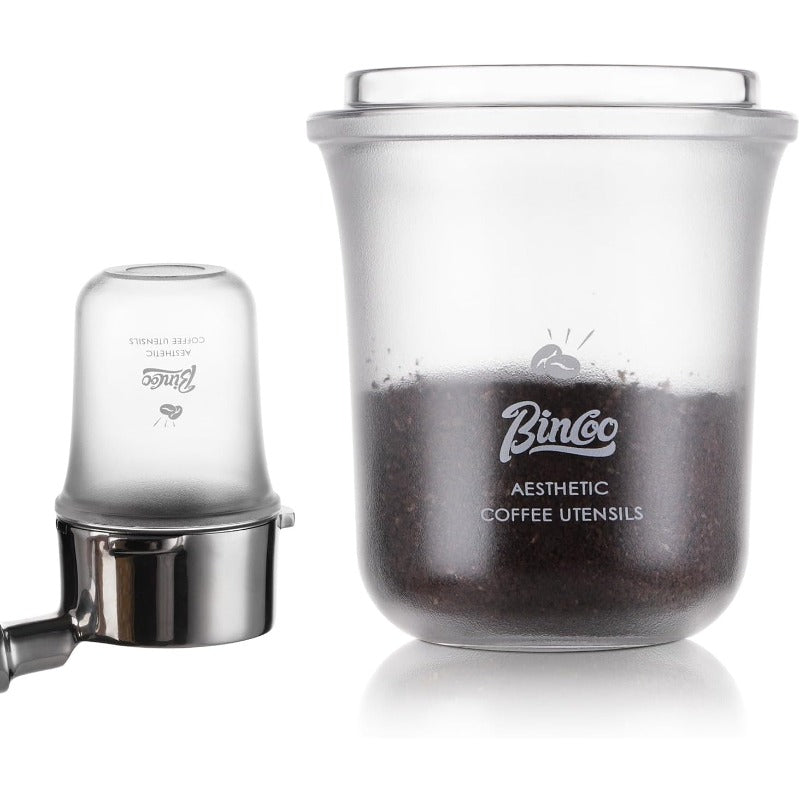 Bincoo Espresso Coffee Dosing Cups Compatible with 58mm Portafilters - Food-Grade Plastic,Multi-Use Espresso Coffee Dosing Cup for Weighing,Dosing,and Aroma,Compatible with Espresso Machines