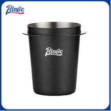 BINCOO Stainless Steel Coffee Catchers Hand Brewing Coffee Handle Pour Over Powder Dispenser 51MM/58MM