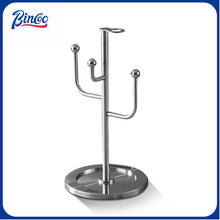 BINCOO Moka Pot Drying Rack 304 Stainless‑Steel Coffee Pot Storage Holder Special Coffee Organizer Rack