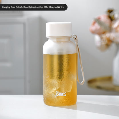 BINCOO 500ML Tritan Cold Brew Coffee Cup Accompanying Tea Cup  in Summer Portable Simple