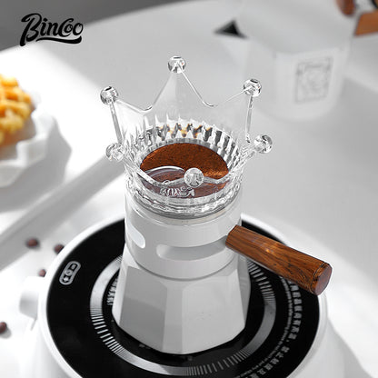 Bincoo Crown Mocha Pot Dosing Funnel Cloth Powder Special Coffee Mocha Pot Filler Household Powder Receiver