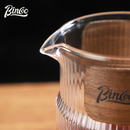 BINCOO Hand Pour Coffee Pot Sharing Kettle Set Cold Brew Pot Glass Tea Pot 320ML/330ML