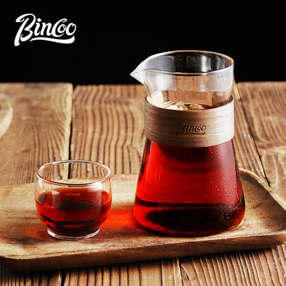 BINCOO Coffee Sharing Pot Hand Brewed Coffee Set Glass Coffee Cup Cold Extraction Kettle 500ML