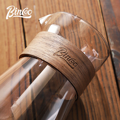 BINCOO Coffee Sharing Pot Hand Brewed Coffee Set Glass Coffee Cup Cold Extraction Kettle 500ML