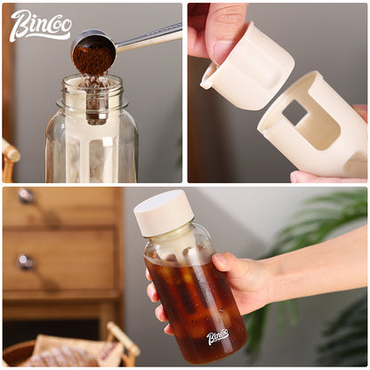 BINCOO 500ML Tritan Cold Brew Coffee Cup Accompanying Tea Cup  in Summer Portable Simple