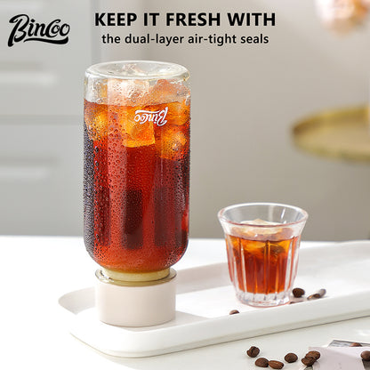 BINCOO 500ML Tritan Cold Brew Coffee Cup Accompanying Tea Cup  in Summer Portable Simple