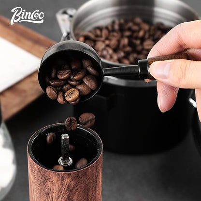 Bincoo 304 Stainless Steel Coffee Spoon 15ML/30ML,Walnut Coffee Measuring Spoon