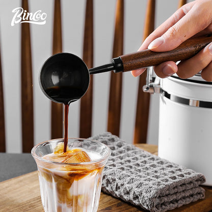 Bincoo 304 Stainless Steel Coffee Spoon 15ML/30ML,Walnut Coffee Measuring Spoon