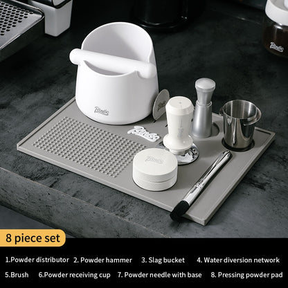BINCOO Coffee Tamping Pad Tamper Powder Distributor Set Coffee Machine Accessories Coffee Tools 51MM