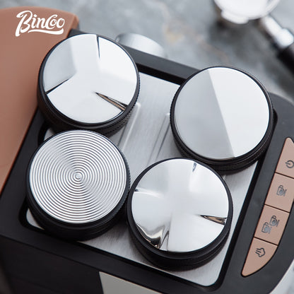 BINCOO 51MM/58MM Coffee Powder Distributor Stainless Steel Tamper Set Coffee Appliance Accessories
