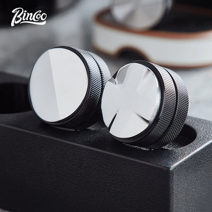BINCOO 51MM/58MM Coffee Powder Distributor Stainless Steel Tamper Set Coffee Appliance Accessories