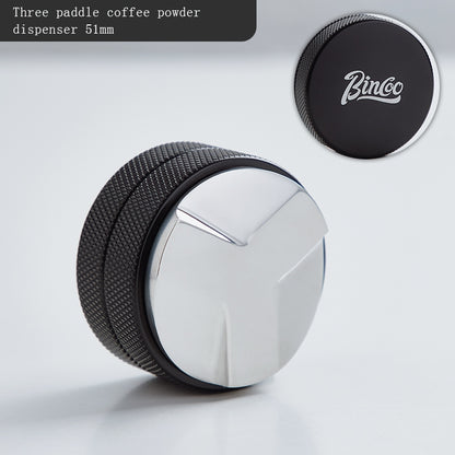 BINCOO 51MM/58MM Coffee Powder Distributor Stainless Steel Tamper Set Coffee Appliance Accessories