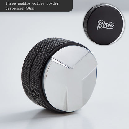 BINCOO 51MM/58MM Coffee Powder Distributor Stainless Steel Tamper Set Coffee Appliance Accessories