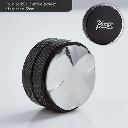 BINCOO 51MM/58MM Coffee Powder Distributor Stainless Steel Tamper Set Coffee Appliance Accessories