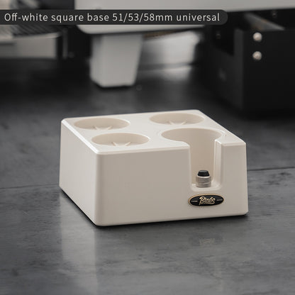 BINCOO Italian Coffee Cloth Powder Dispenser Base Multifunctional Storage and Press Powder Hammer Set 51/58MM