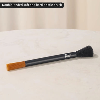 BINCOO Coffee Bar Walnut Brush Italian Style Coffee Powder Brush for Home