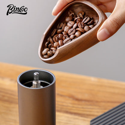 BINCOO Coffee Weighing Bean Tray Solid Wood Hand-brewed Coffee Weighing Device Coffee Container