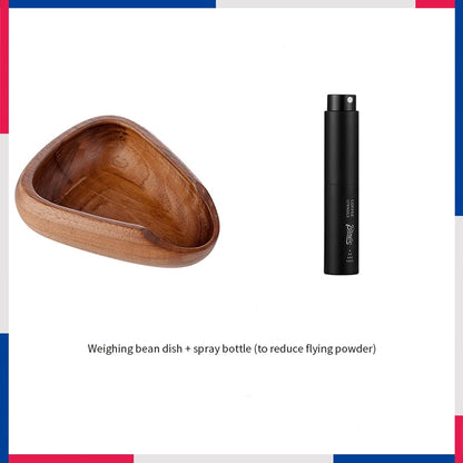 BINCOO Coffee Weighing Bean Tray Solid Wood Hand-brewed Coffee Weighing Device Coffee Container