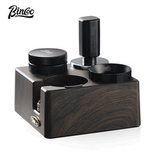 BINCOO Italian Coffee Cloth Powder Dispenser Base Multifunctional Storage and Press Powder Hammer Set 51/58MM