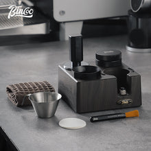 BINCOO Italian Coffee Cloth Powder Dispenser Base Multifunctional Storage and Press Powder Hammer Set 51/58MM