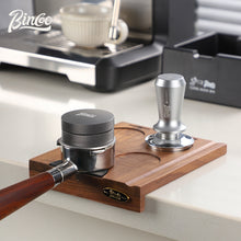 BINCOO Coffee Tamper Mat Storage Plate Walnut Multifunctional Appliance Handle Filling Plate