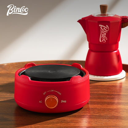 BINCOO Double Valve Moka Pot Household Small Coffee Pot Set Italian Small Coffee Maker 2Cups