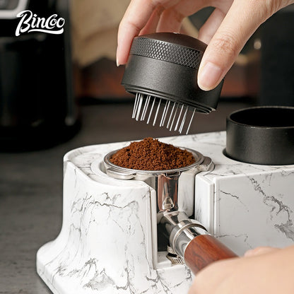 BINCOO Coffee Powder Needle Adjustable Rotary Powder Distributor Evenly Distributed Powder Needle Coffee Utensils 51/58MM