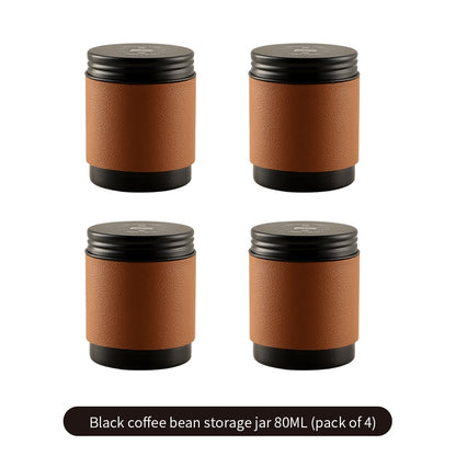 BINCOO Coffee Powder Sealed Jar Mini Portable Coffee Bean Storage Jar 80ML/150ML for Outdoor and Travel