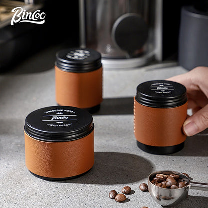 BINCOO Coffee Powder Sealed Jar Mini Portable Coffee Bean Storage Jar 80ML/150ML for Outdoor and Travel