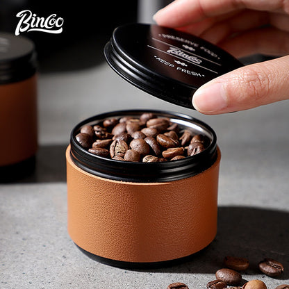BINCOO Coffee Powder Sealed Jar Mini Portable Coffee Bean Storage Jar 80ML/150ML for Outdoor and Travel