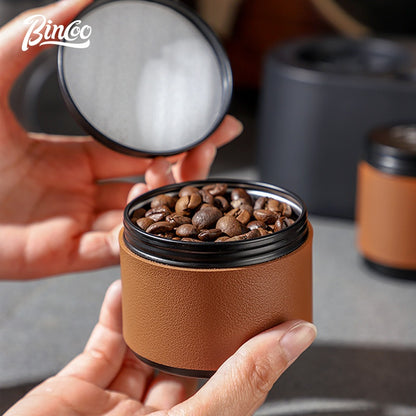 BINCOO Coffee Powder Sealed Jar Mini Portable Coffee Bean Storage Jar 80ML/150ML for Outdoor and Travel