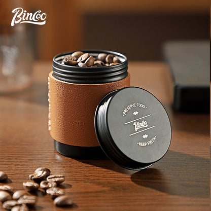 BINCOO Coffee Powder Sealed Jar Mini Portable Coffee Bean Storage Jar 80ML/150ML for Outdoor and Travel