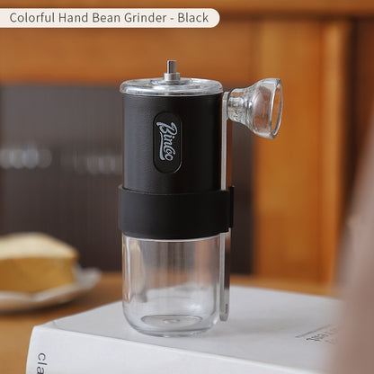Bincoo Manual Coffee Grinder with Foldable Handle Mini Coffee Bean Grinder Home Portable for Office Outdoor