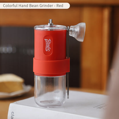 Bincoo Manual Coffee Grinder with Foldable Handle Mini Coffee Bean Grinder Home Portable for Office Outdoor